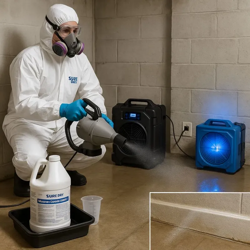 Sanitization and Odor Removal process in Cedar Springs, MI