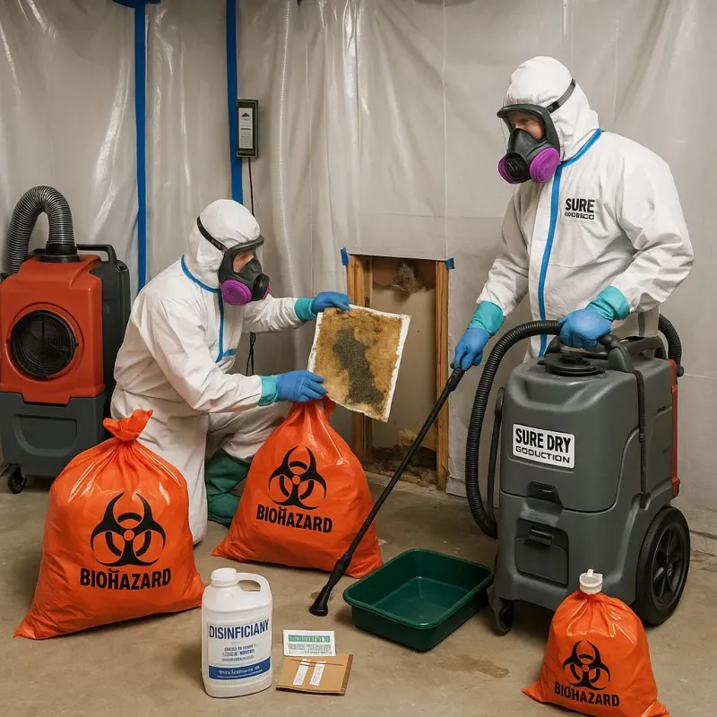 Contaminated Water Handling Protocols process in Cedar Springs, MI